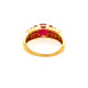 Pre Owned 18ct Ruby and Diamond Ring ZN256 Pre Owned 18ct Ruby and Diamond Ring ZN256